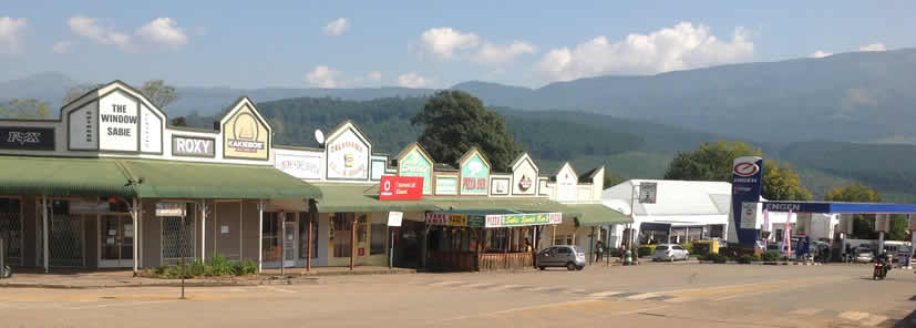 Sabie situated on the Panorama Route. Sabie situated on the Panorama Route.